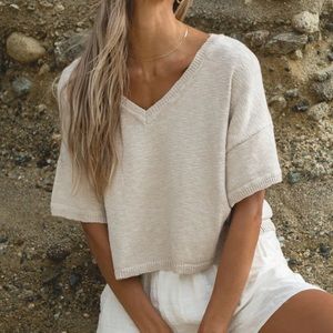 Solai The Label Salt Soft Knit Top - Dove Grey